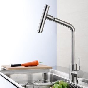 Mutfak muslukları yüksek kaliteli 304 paslanmaz çelik döner musluk ve soğuk kurşun ücretsiz çizim yıkama havzası lavabo 360 döner mikser