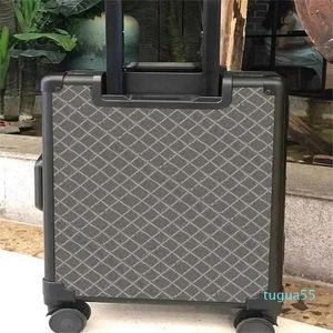 2023-suitcases багажные сумки кормовые мужчины женщины Текстура рисунок бар Savoy Trolley Spinner Universal Wheel