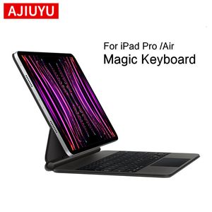 Клавичная мыши комбо ajiuyu Magic Keyboard для iPad Pro 11 12.9 воздух 4 5 10,9 дюйма Магнитная Умная Подсветка 230817