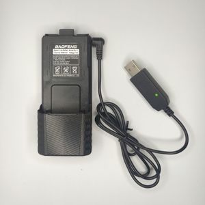 Walkie Talkie Baofeng UV 5R Батарея Комплексируемая длинная USB UV5RA UV5RE F8HP Дополнительное зарядное устройство для двухсторонних радиочастотных партий 230816