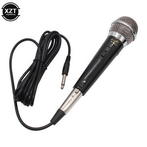 Микрофоны караоке -микрофон портативные проводные проводные динамические прозрачные голосовые микрофон для частичной вокальной музыки G 230816