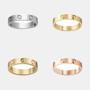 Классический дизайнер любви кольца титановый сталь