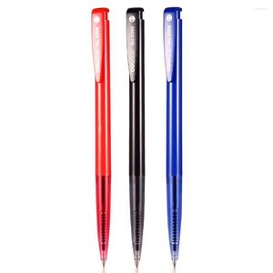 3pcs Black Red Blue Color Deli Ballpoint Pen Office School Supply Click Ballpen инструмент