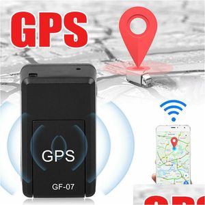 Car Gps Accessories Mini Find Lost Device Gf-07 Tracker Real Time Tracking Anti-Theft Anti-Lost Locator Strong Magnetic Mount Sim Dh9Bw