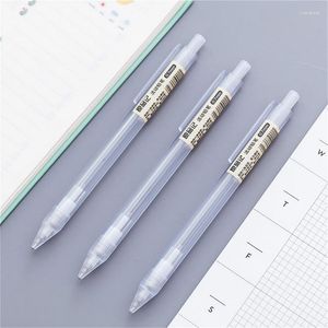 1pcs Yaratıcı Şeffaf Mekanik Kalem 0.5/0.7mm Kawaii Kalemleri Çocuk Kızları Hediye Okulu Malzemeleri Kore İstasyonu