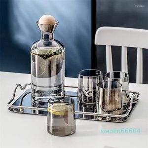 Şarap bardakları cam set su bardağı ısıya dayanıklı çiçek çayı suyu su ısıtıcısı yaratıcı