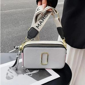 Designer Women Bags New 2023 Contrast Color Small Square Bag Trend Letter Single Shoulder Messenger Bags Wholesale 20-12-7cm M003