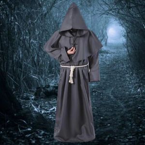 Halloween dead cosplay costume,Costumes medieval monk suit, monk robe, wizard suit, priest suit, classic fashion
