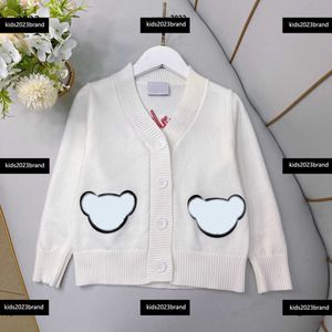 kids cardigan baby sweater Back letter embroidery children jacket Spring Single breasted V-neck overcoat #Multiple product
