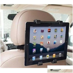 Suporte de carro para tablet para trás apoiou -se o apoio de cabeça do mount iPad PC GPS em acessórios Drop Drop Mobiles Motorcycles Electronics DHHVG
