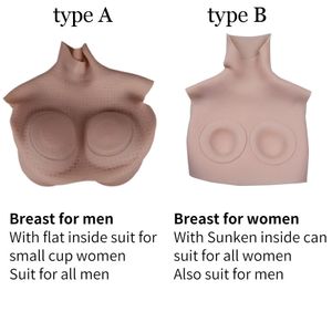 Göğüs Formu Eyg Meme Tabağı Sahte Göğüsler Yapay Sıfır İki Cosplay Kostüm Silikon Silikon Göğüs Formları Kadınlar Sissy Silikon Silikon Formu 230818