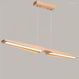 Подвесные лампы Nordic Simply Led Creative Restaurant Деревянный люстр Art Bar Cafe Hanging Light Modern Designer Studio Office