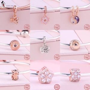 925 Gümüş Fit Pandora Charm 925 Bilezik Çin Fortune Pixiu Tiger Pandora Charm için Her Çok Gören Göz Takılar 925 Gümüş Boncuklar Takılar