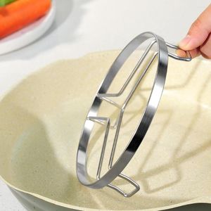 Двойные котлы пароварки стойки для водонепроницаемой посуды из нержавеющей стали круглой воздушной подставки для яичных плитов для кухни