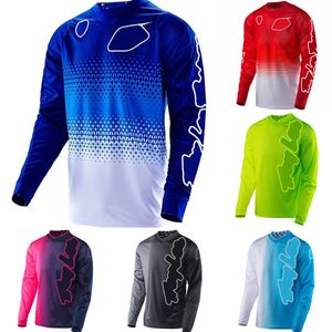 2023 YENİ MOTOCross Jersey T-Shirt Motosiklet Rider Downhill T-Shirt İlkbahar Yaz Ekstrem Sporları Nefes Alabilir Uzun Kollu Tişörtler