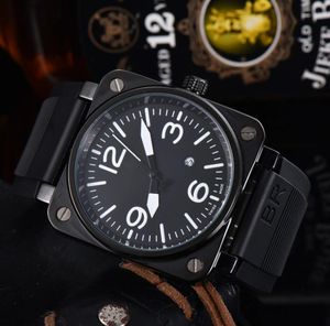 Мужские часы Br Спортивные наручные часы качественный ремешок Quartz Movement Watch Wath