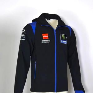 2022 Yamaha GYTR Factory Racing Moto Team Fleece Sportswear Men's Windproof Zipper Jacket