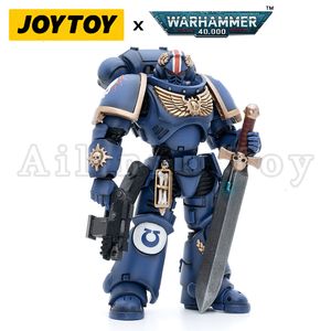 Military Figures JOYTOY 1/18 Action Figure 40K Primaris Lieutenant Argaranthe Anime Collection Military Model 230818