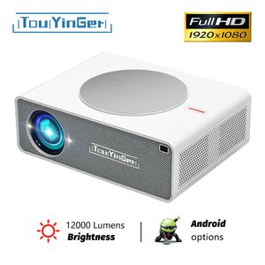 TouYinger Q10 4K LED Mini Projector - Smart Home Theater with Bluetooth Speaker, Full HD Video, Game-Compatible