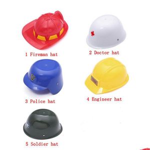 Parti Şapkaları rol oynama şapkası Set İtfaiyecisi Polis Doktor Mühendis Asker - Cadılar Bayramı Partileri İçin Mükemmel Performanslar Damlası Ev G DHAZV
