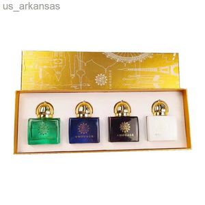 Fragranza attraente set da donna da uomo abito profumo da 30 ml Collezione a 4 pezzi Nota floreale fragranze per qualsiasi pelle HKD230822 HKD230822