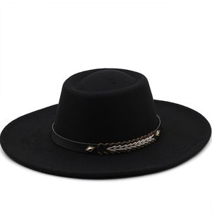Geniş Memlu Şapkalar Kova Fedora Kadınlar için 95cm Elbise Erkekler Kapak Kefsiyetli Şapka Panama Kilisesi Düğün Klasik Grubu Sombreros de Mujer 230821