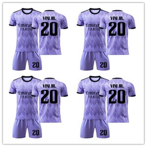 2023 Benzema Finalleri Futbol Gömlek 21 23 Futbol Gömlek Gerçek Madlaba Modric Valverde 4. Camisetta Erkek ve Çocuk Oyun Seti