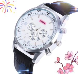 Top Model Quartz Fashion Mens Watch 43 -мм популярные дату Men Design Designer Кожаные часы оптовые набор шнеки мужские подарки мужские подарки.