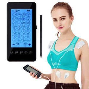 Portable Slim Equipment EMS Tens Unit Professional Muscle Electrostimulator Neck Back Foot Hand Leg Body Massager Electronic Acupuncture Physiotherapy 230822