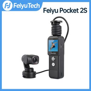 Weatherproof Cameras FeiyuTech Feiyu Pocket 2S 3 Axis Gimbal Camera Split Design Magnetic Base 1 2 5 Inch Sensor 130 Field of View Ultra HD 4K 230823