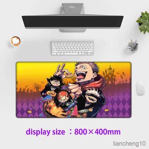 Мышиные накладки запястья охотники на арт -печати xl Mouse Pad Accessy Accessy Accessestion большой компьютер клавиатура коврик Anime Strange R230823