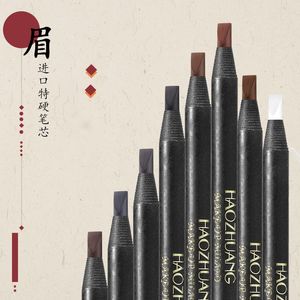 Улучшители бровей 5pcs Hazhuang Водонепроницаемый карандаш коричневый косметический натуральный длиннокачественный макияж тату