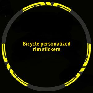 Araba Kamyon Rafları Genişlik 20mm MTB Jant Etiketleri Bisiklet Yansıtıcı Çıkartma Yol Bisikleti Tekerlek Keten Çıkartmalar 20 