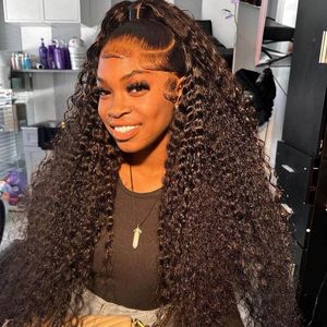 360 Full Lace Wig Human Hair Pre Plucked Curly Wigs for Women 13x4 13x6 Deep Wave Hd Lace Frontal Wig Glueless Wig Human Hair