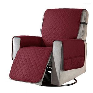 Sandalye kapakları marka-sudan recliner kanepe kapak lacivert/siyah/gri/bordo/khaki/mavi/koyu kahverengi isteğe bağlı yan cepler tasarım kolay kurulum