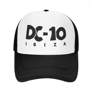 Ball Caps Klasik Unisex DC-10 Ibiza kulüp kamyoncu şapkası Yetişkin ayarlanabilir beyzbol şapkası erkekler kadın hip hop snapback şapkalar