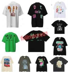 Galeriler Tee Depts T Shirts Erkek Tasarımcı Moda Kısa Kollu Pamuk Tees Mektupları Yüksek Sokak Lüksleri Kadın Boş Zaman UNISEX ÜSTLERİ S-XL CA1