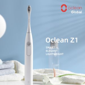 Зубная щетка Oclean Z1 Электрическая зубная щетка Перезаряжаемая Sonic App Control Ipx7 Водонепроницаемый ультразвуковой автоматический зуб 230824
