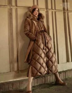 Max Women Women Long Down Jackets Designer Parkas Overs Coat Luxury Brand Down Winter Coat Moda Clothes Plus Size Size Down Coat Halloween e presentes de Natal