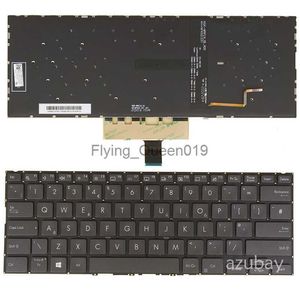 Asus Zenbook Flip 14 UX463 için İngiltere Klavye 0KNB0-262VUK00 0KN1-A11uk13 NSK-WRGBU 0U 9Z.NFKBU.G0U Backlit HKD230812