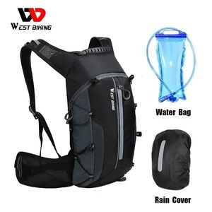 Panniers Bags WEST BIKING Bike Bags Portable 10L 16L Waterproof Ultralight Backpack Outdoor Sport Climbing Hiking Pouch Hydration Backpack 230824