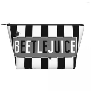 Косметические сумки путешествовать по Beetlejuice туалетные сумок портативные Тим Бертон ужас фильт фильма фильма «Макияж организатор»