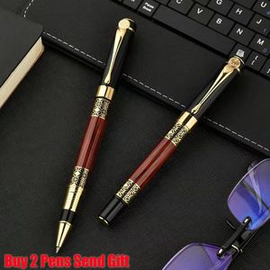 Ballpoint Pens Высококачественный полный металлический ролик Ballpoint Pen Office Executive Business Men