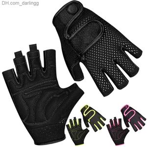 Sailing Gloves 3 4 Short Finger Cycling Mountain Bike Bicycle Gloves for Men and Women Fishing Kayaking Paddling Workout Gloves Q230825