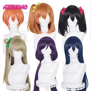 Cosplay perukları yüksek kaliteli anime lovelive lovel love live kotori minami kousaka honoka sonoda uMi tojo nozomi hoshizora rin yazwa nico cosplay peruk 230824