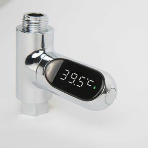 LED Display Water Shower Thermometer Self-Generating Electricity Water Temperature Monitor Energy Smart Meter thermometer HKD230825 HKD230825