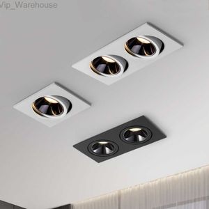 Recesso LED Lâmpada de teto Regulável LED Spot Lights CREE COB Downlight para Home Office Store Interior Spot LED plafond encastrable HKD230825