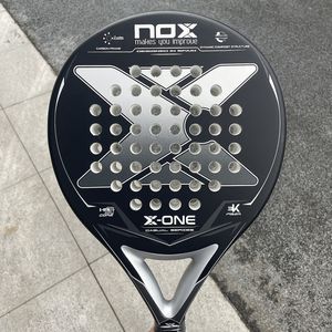 Раккеты сквоша Xone Padel Paddle Tennis Racket 3K углеродного волокна HR3 Круглая круглая форма для начинающих Raquette 230824