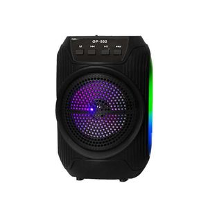 Bluetooth Hoparlör Açık Karaoke Subwoofer Ses Ses Sistemi Hifi LED Hafif Müzik Merkezi Caixa De SOM HKD230825