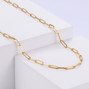 Correntes LABB Real 18k Gold Cross Chain Au750 Flash O Collar Feminino Ajustável Boutique Jóias Presente XL0035